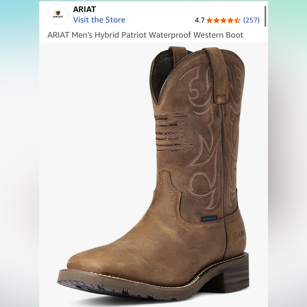 Ariat Men's Tan Western Boots